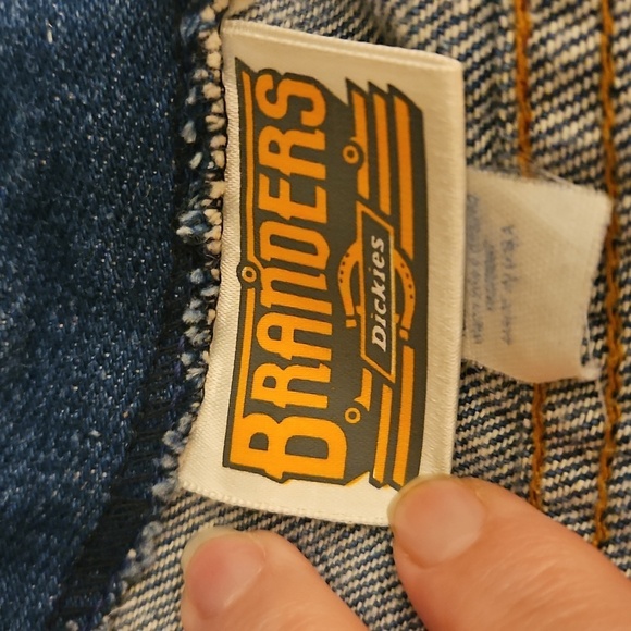 Vtg BRANDERS by Dickies 1970s Denim Waistcoat Vest - Picture 6 of 8